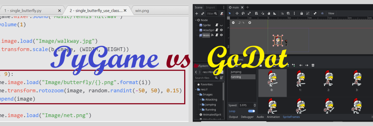 From PyGame to GoDot – What’s Their Difference?