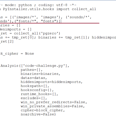 Use PyInstaller to Create Executable of Python PgZero Game – Windows Version
